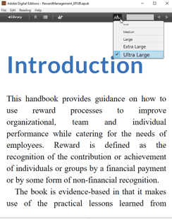 eBook in Adobe Digital Editions