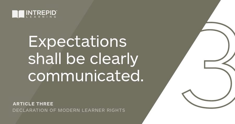 Article3 of the Declaration of Modern Learner Rights