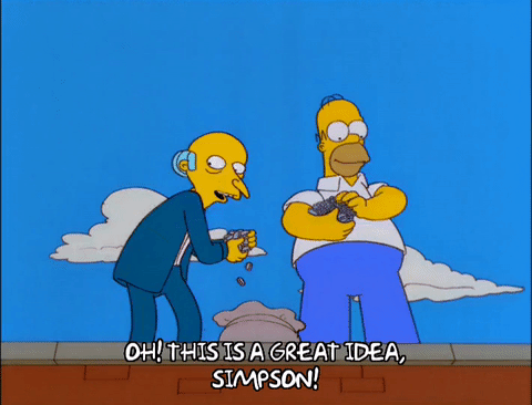 "This is a great idea, Simpson!" gif