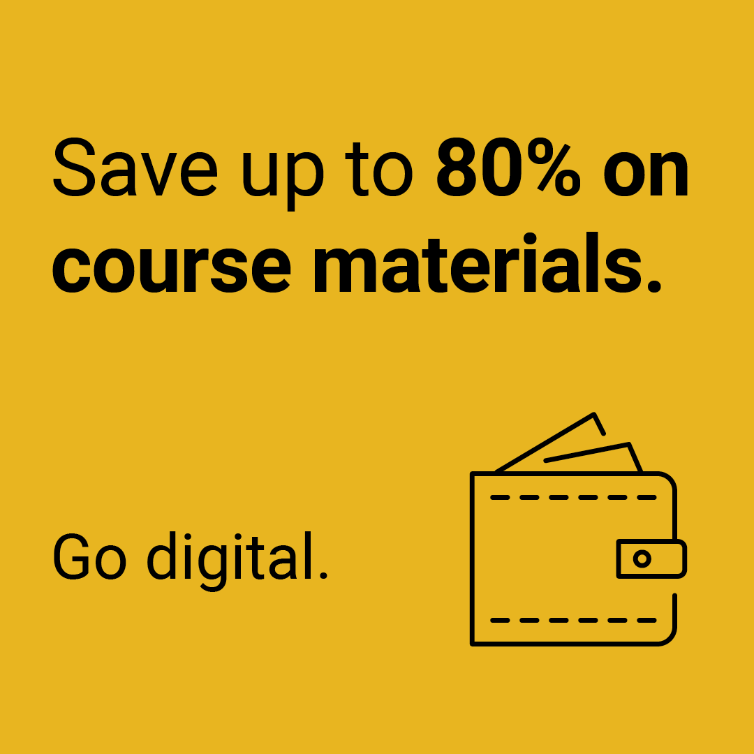 save up to 80% on course materials